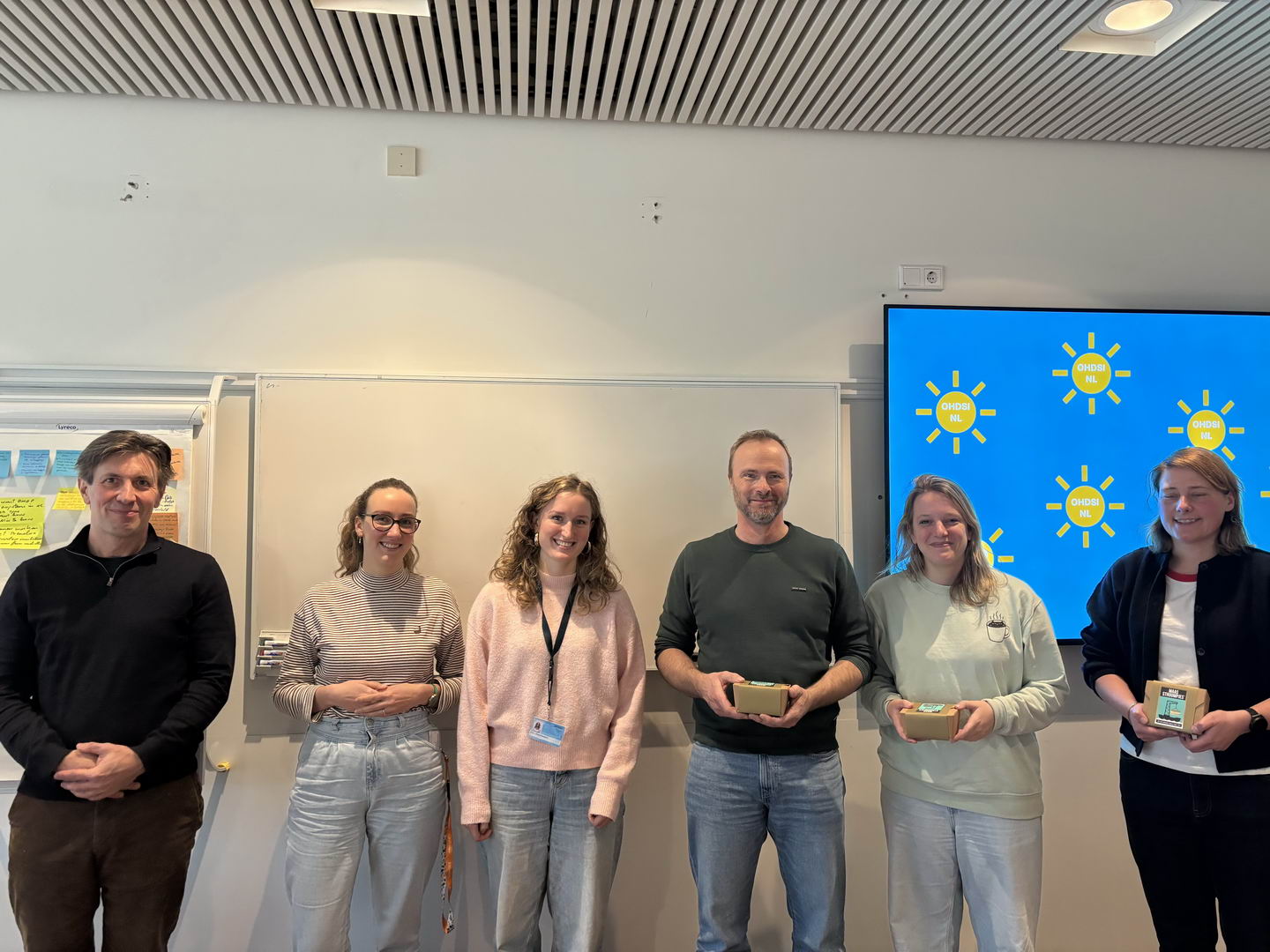 OHDSI NL community group photo at an event