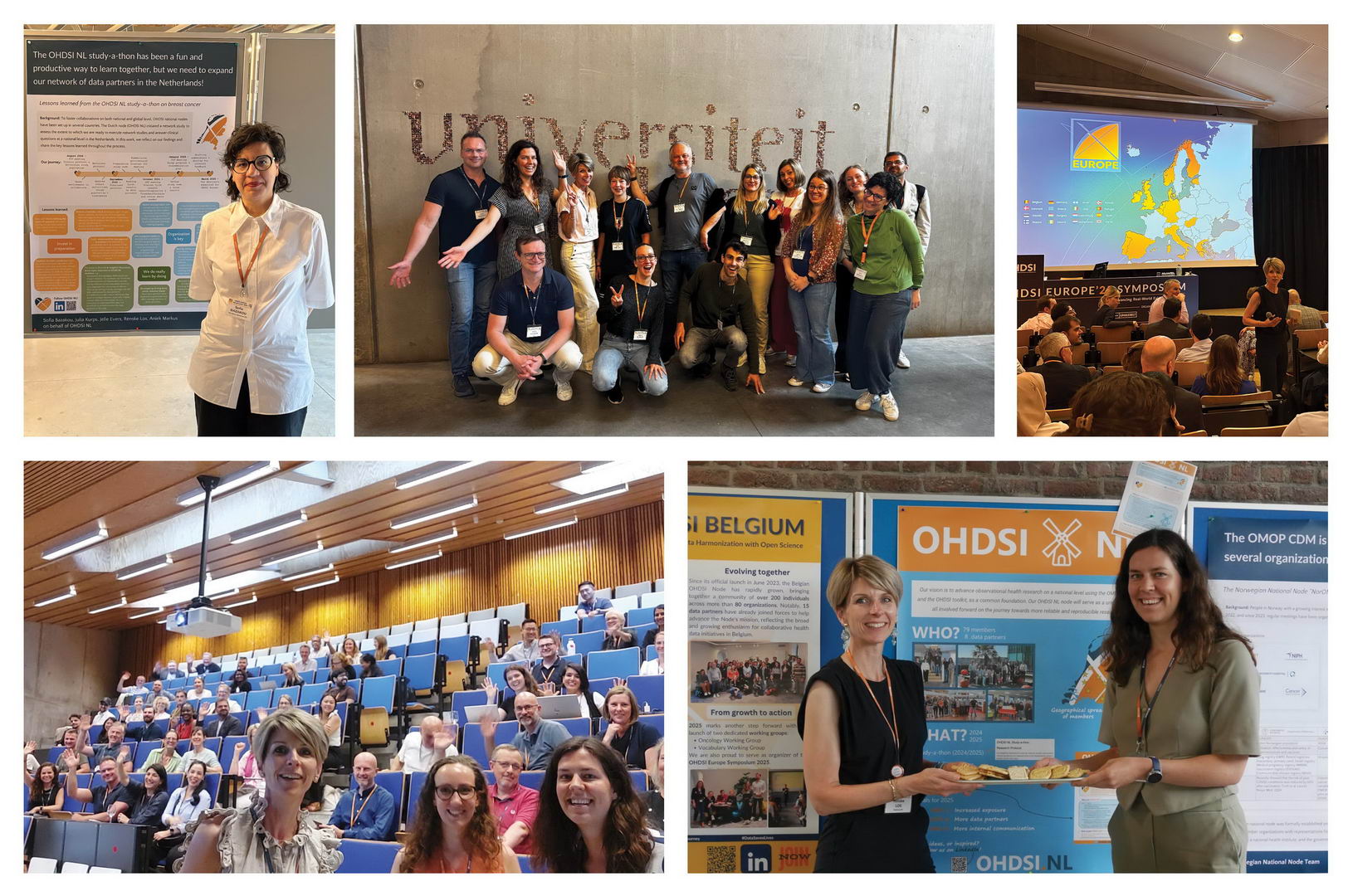 OHDSI NL community group photo at an event
