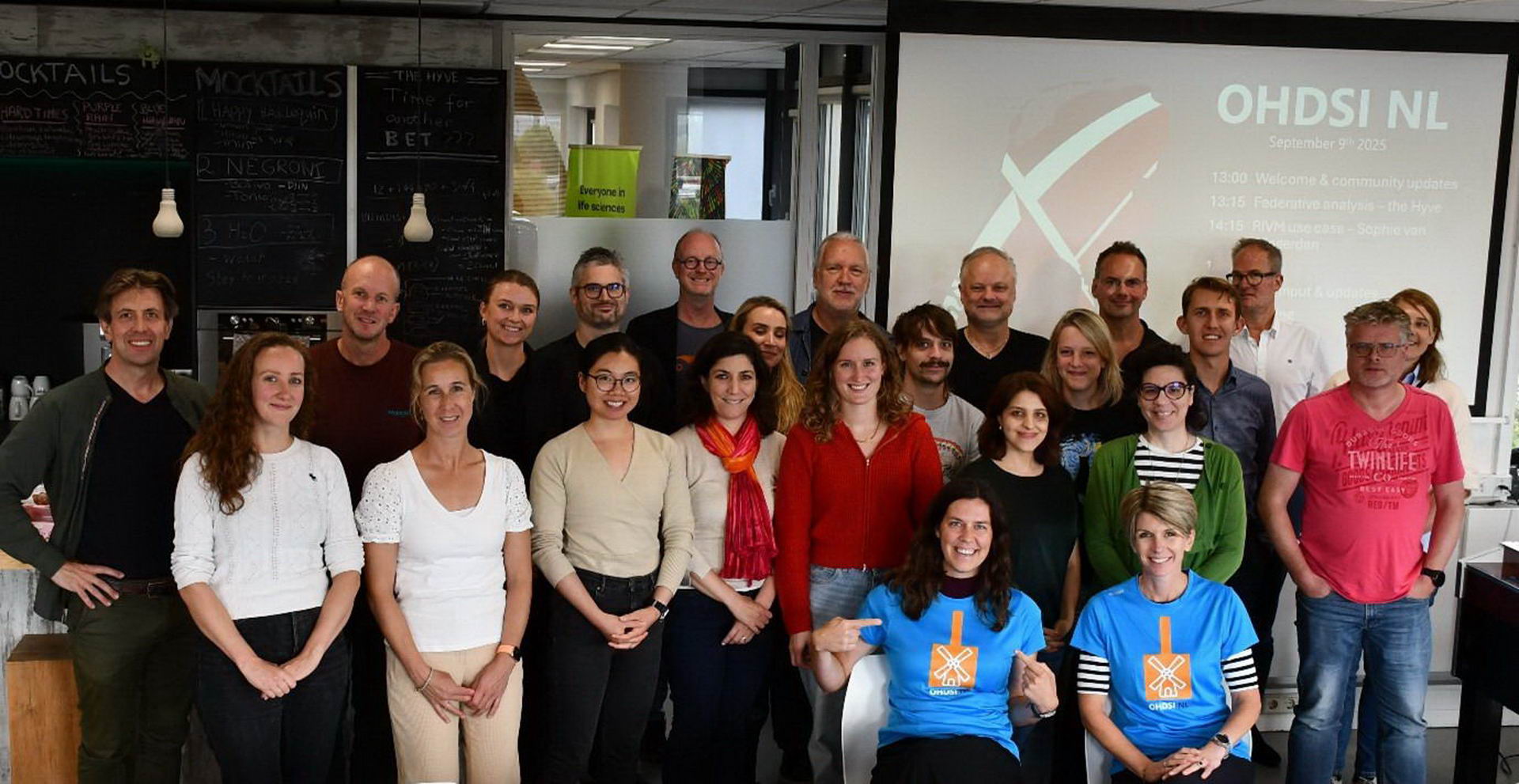 OHDSI NL community group photo at an event